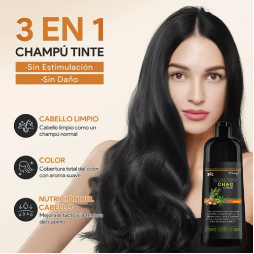 SHAMPOO CHAO  CANAS + Tratamiento